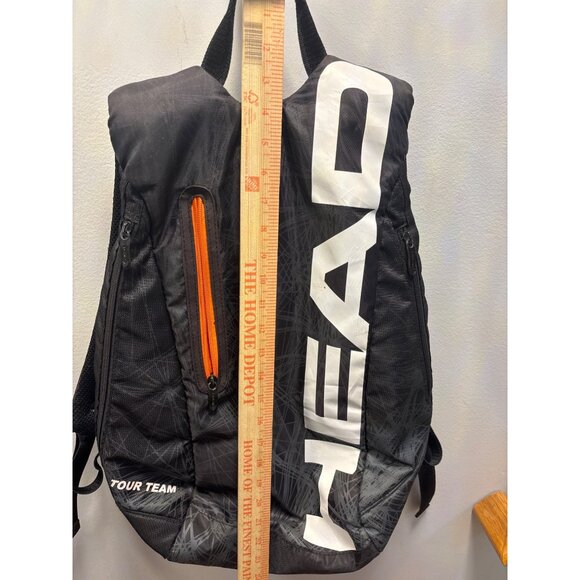 Head Tour Team Tennis Backpack Black/Orange - Picture 3 of 6